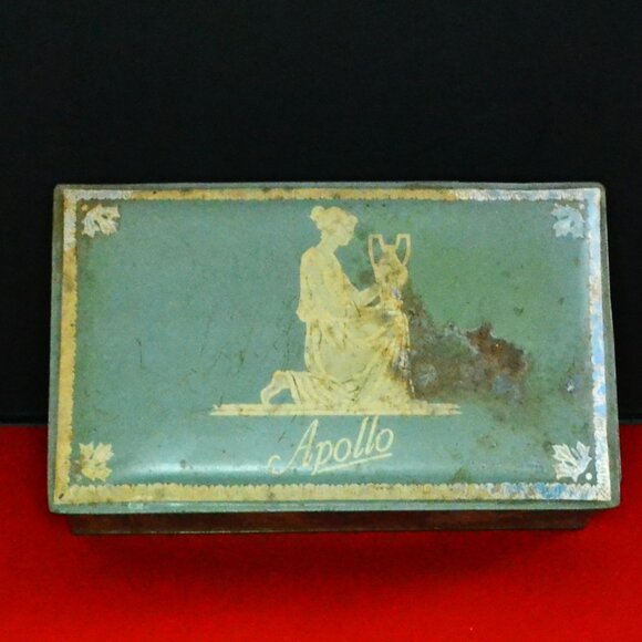 Early 20th Century Candy Tin FH Roberts Boston Mass National Can Co Apollo - Picture 2 of 8